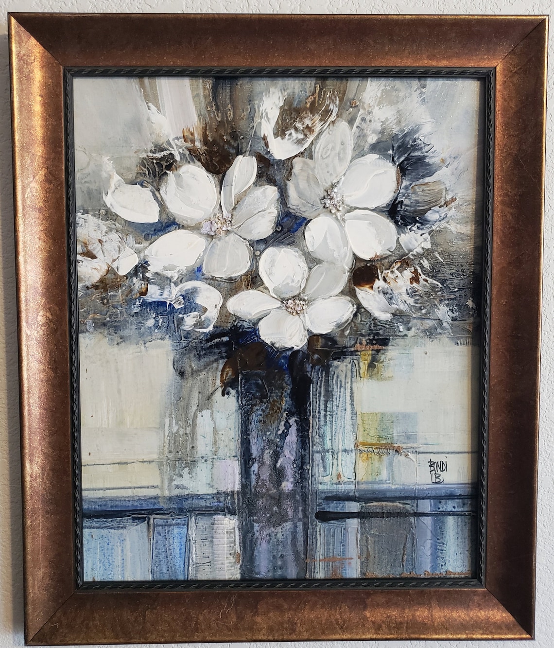 Daisies 001 Painting by Lawrence Bondi signed | Etsy