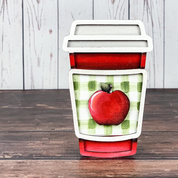 Apple Cider Sign: Handmade Tiered Tray Decor