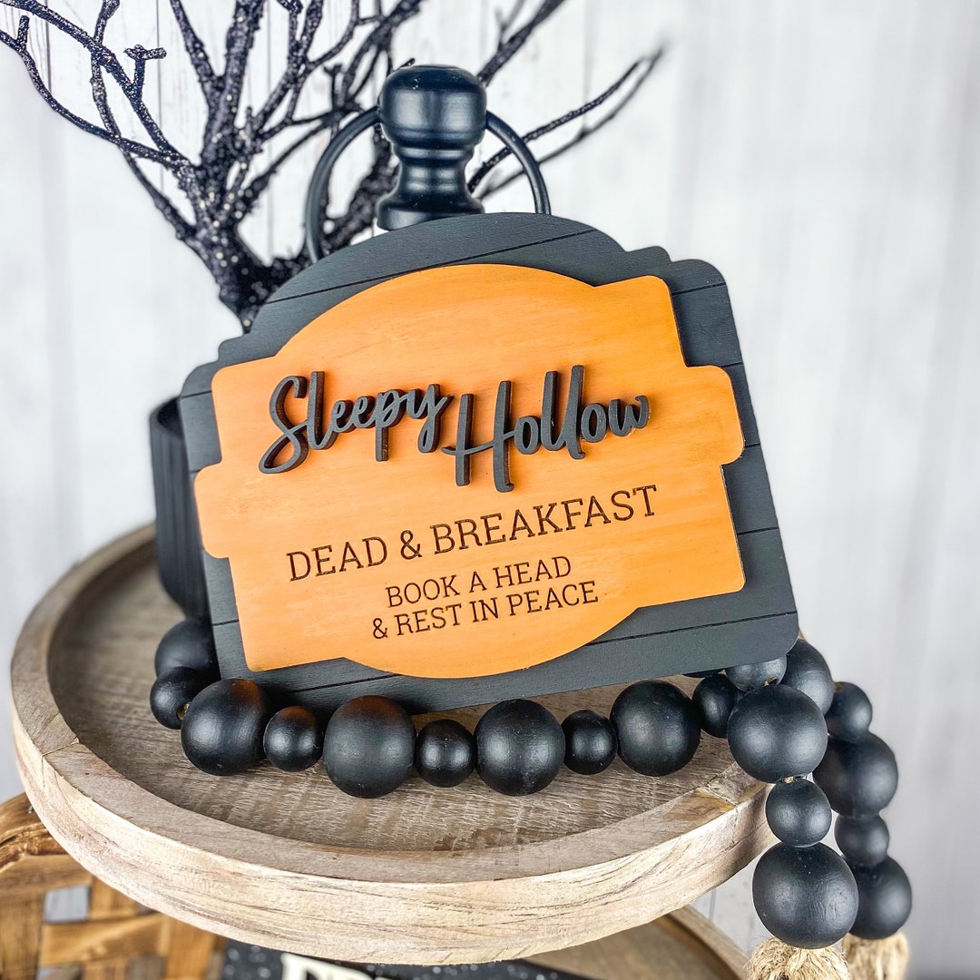 Halloween Tiered Tray Decor - Tiered Tray 3D Signs - Rae Dunn Tiered ...
