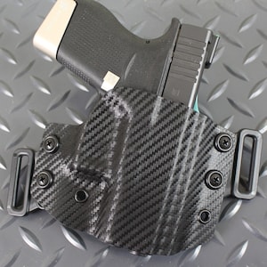 Custom OWB Holster, Kydex Everyday, Concealed Carry, Range use
