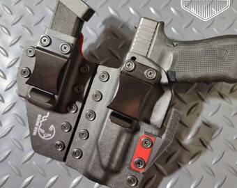 Appendix Carry Holster with mag holder, AIWB, IWB, Inside the waistband holster, concealed carry holster, best kydex holster,  glock, 1911