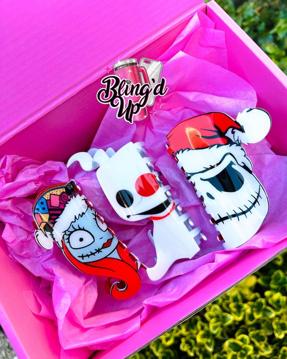 Nightmare Before Christmas Hair Claw Clips Bundle Pack Hair Clips
