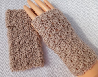 Fingerless gloves grandma gifts, knit arm warmers thinking of you gift, crochet accessories Christmas gift ideas for women, birthday present