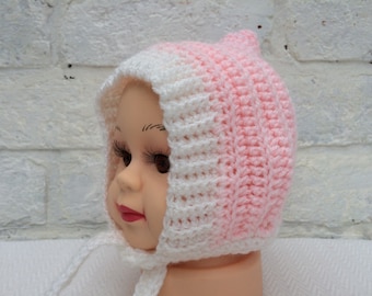 Pixie hat Christmas gift ideas new baby gift, first birthday niece gift, crochet hat goddaughter gifts, knit bonnet granddaughter gifts