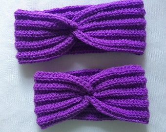 Ear warmer headband Christmas gift ideas, winter headband ear muff mother daughter gift, knitted headband gift ideas for women
