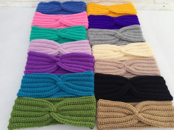 Ear warmer headband for women sister in law gift, knitted headband daughter birthday teen Christmas gift, crochet hairband secret Santa gift