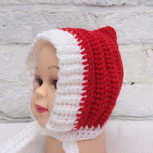 Pixie hat new baby gift, crochet hat baby shower gift, toddler winter hat Christmas gift ideas grandson gifts,  knit bonnet godson gifts