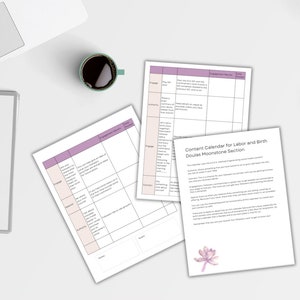 Doula Content Calendar: Moonstone Series