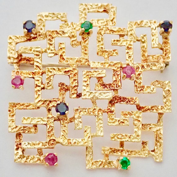 18K Pin, Abstract Expressionism 1940s/1950s