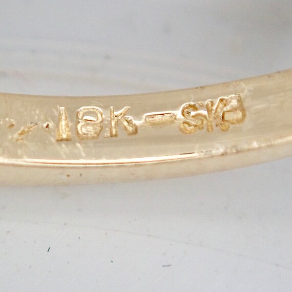 Diamond Oval .83ct. Solitaire Ring - 18K - image 10