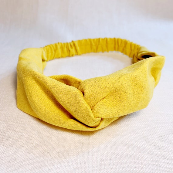 girls yellow headband