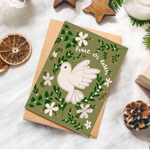 Weihnachten / Grußkarte / Frohes Fest / Geschenke / Baum / Jahreszeiten-Karte / Kunstwerk / Karten zu Weihnachten / verschneit / Portofrei
