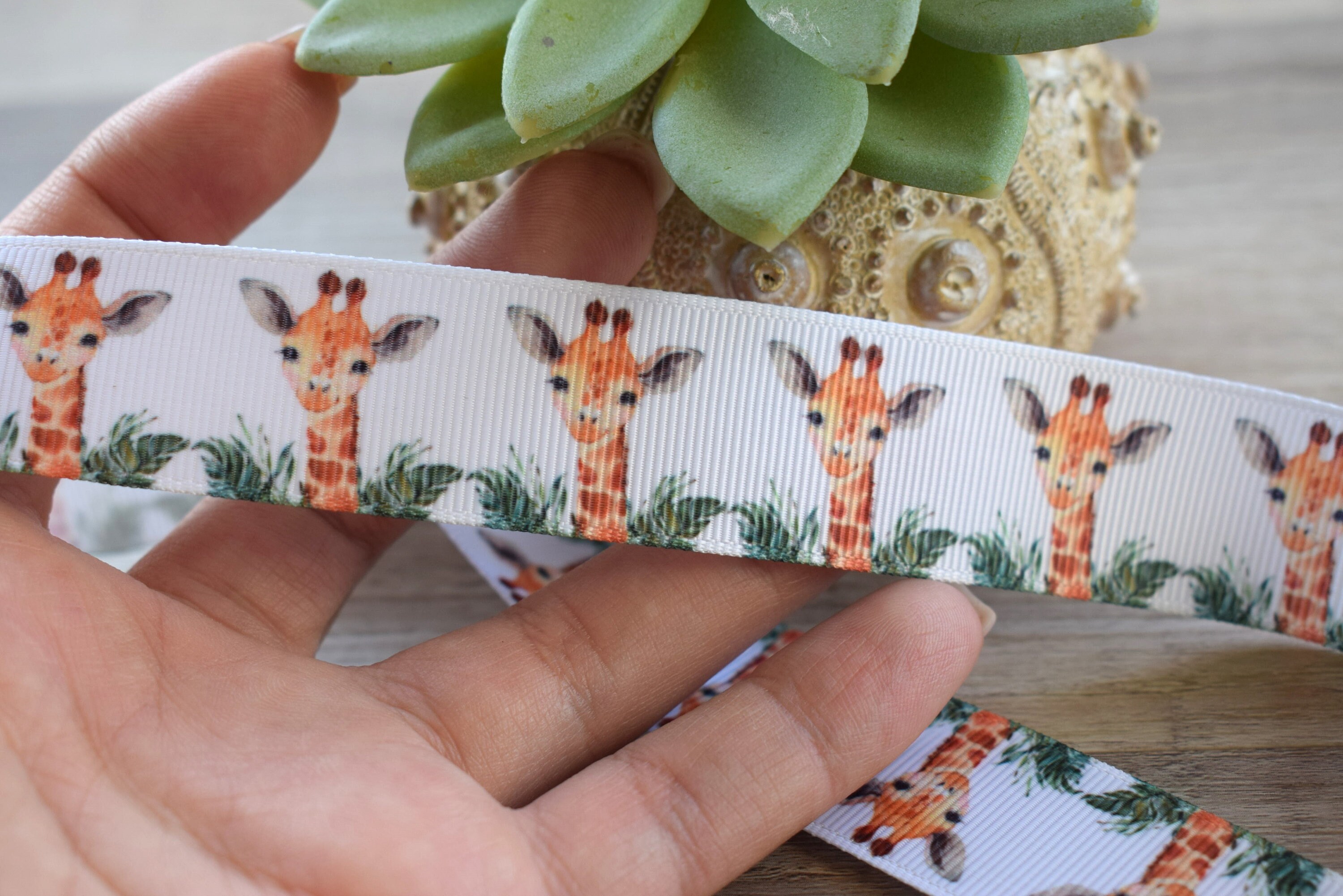 Gitaffe Ribbon Giraffe Animal Safari Ribbon, Boy Giraffe Baby Safari Ribbon, Safari ...