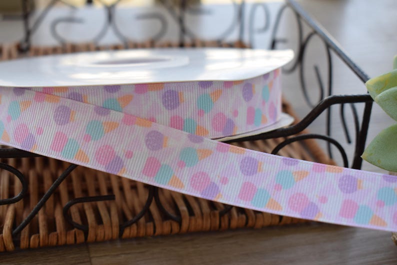 Ice Cream Grosgrain Ribbon, Dripping Ice Cream, Diaper Cake Baby Shower ...