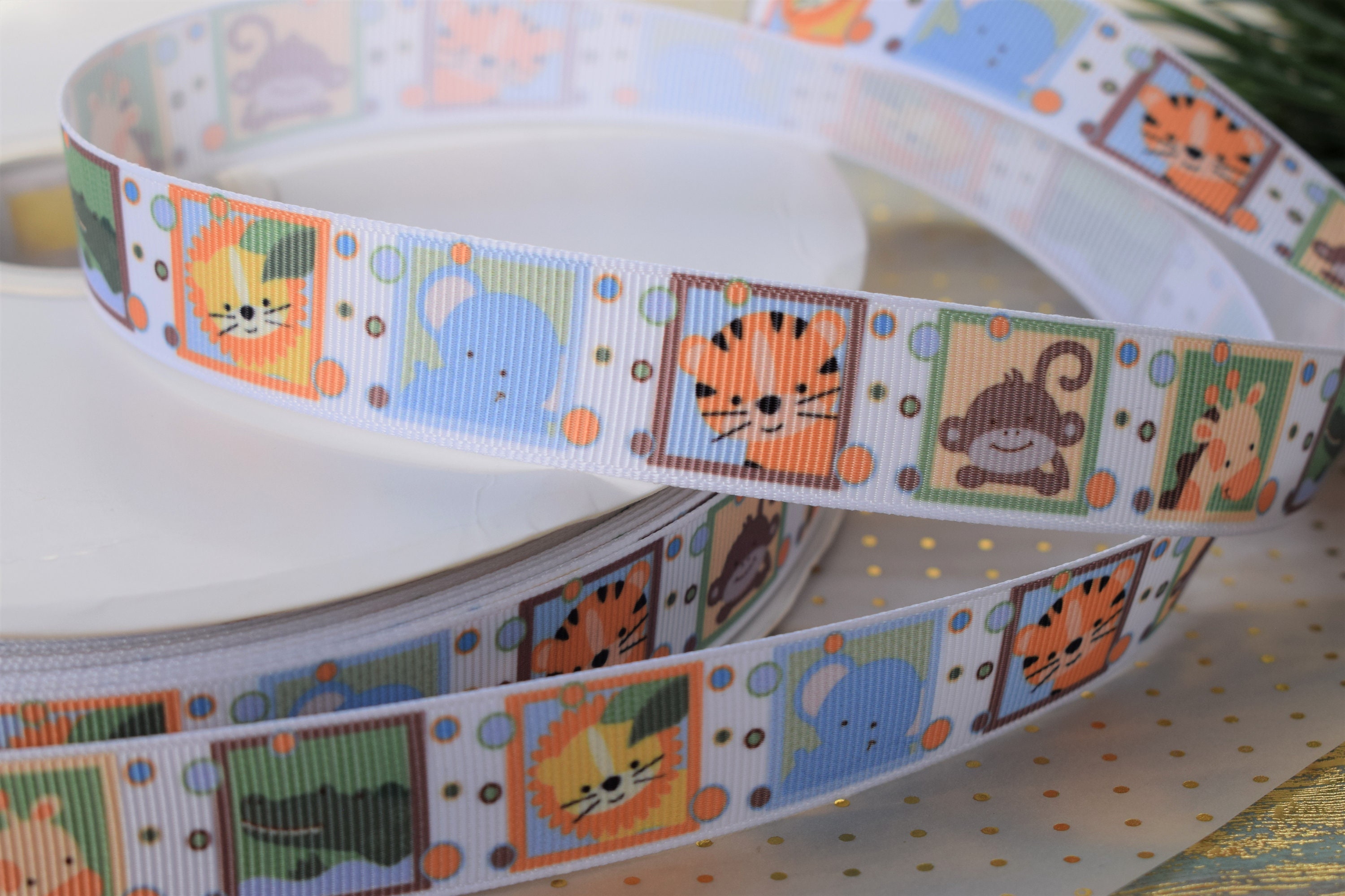 Jungle Safari Ribbon, Boy Baby Shower Safari Ribbon, Safari Jungle ...