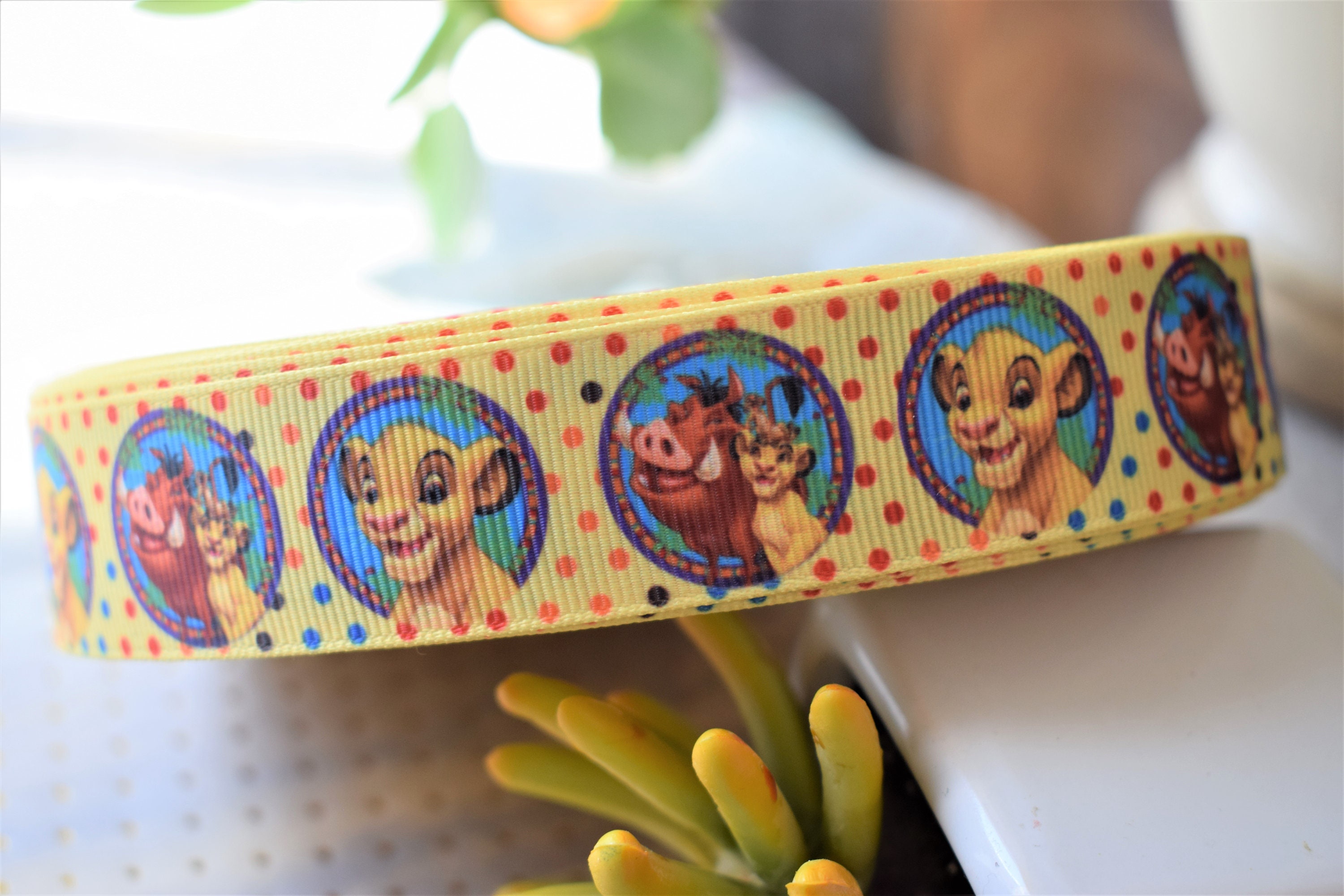Lion Ribbon the Lion Baby Shower Ribbon 3 Yards of Ribbon Etsy