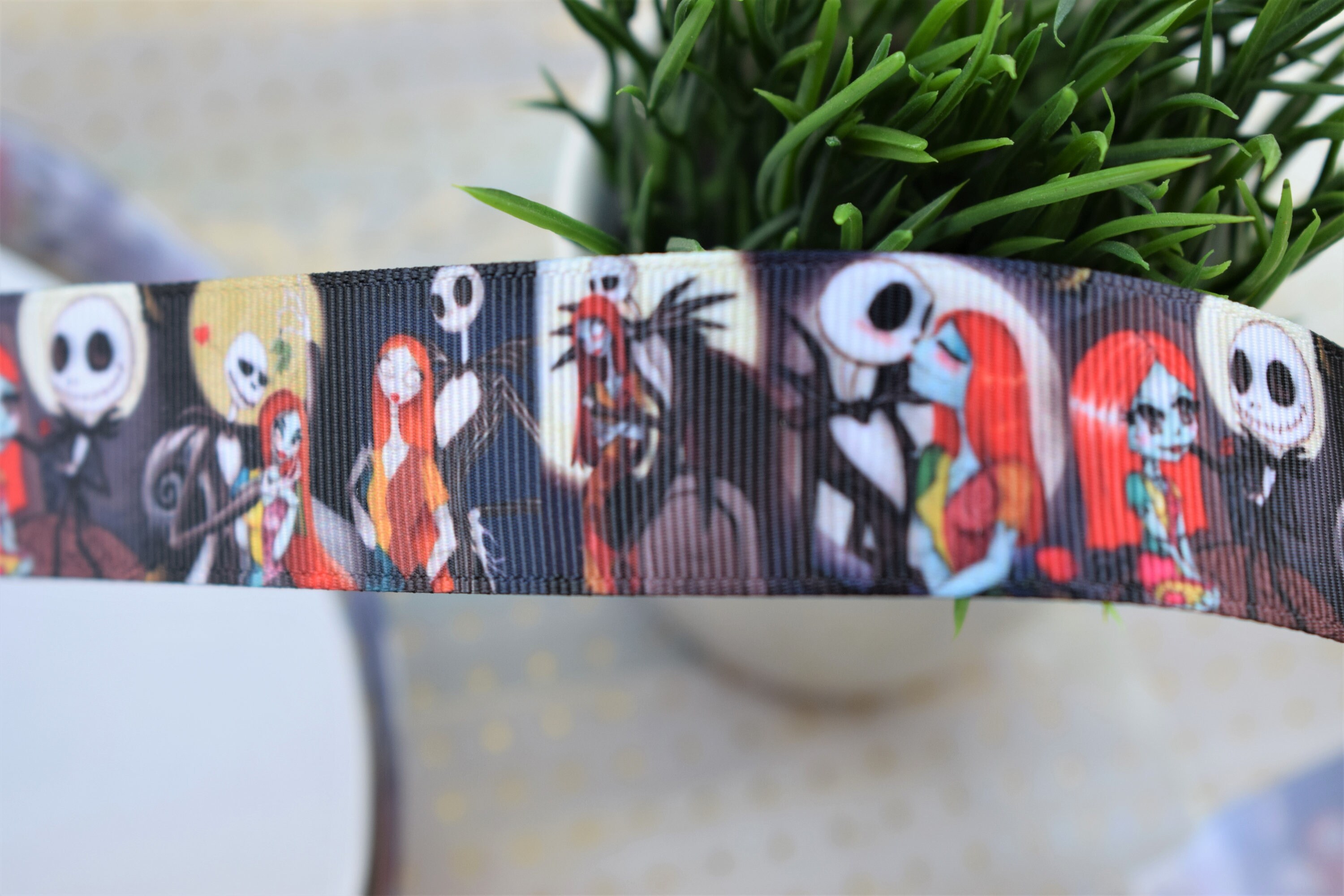 Nightmare Before Christmas Ribbon Halloween Ribbon Jack Etsy