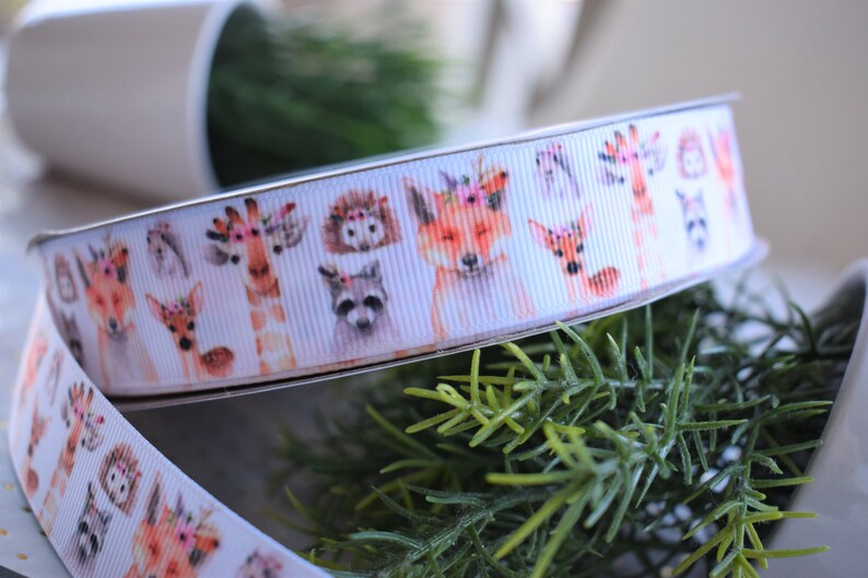 Jungle Animal Safari Ribbon Boy Baby Safari Ribbon Safari | Etsy