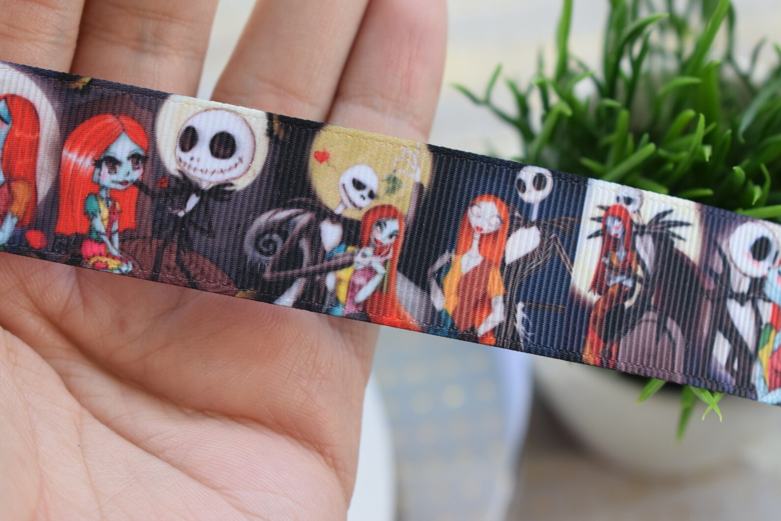 Nightmare Before Christmas Ribbon Halloween Ribbon Jack  Etsy