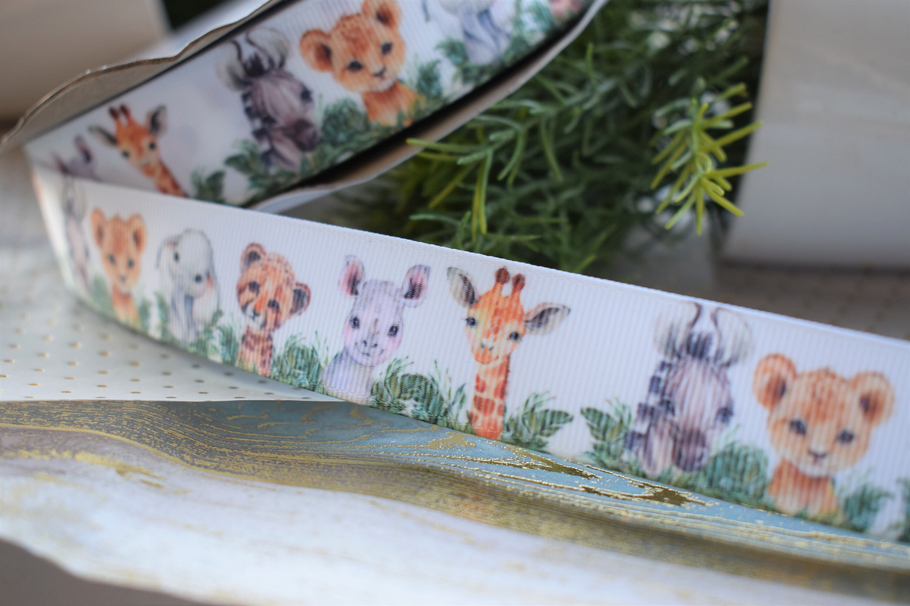 Jungle Safari Ribbon Boy Baby Safari Ribbon Safari Jungle Etsy