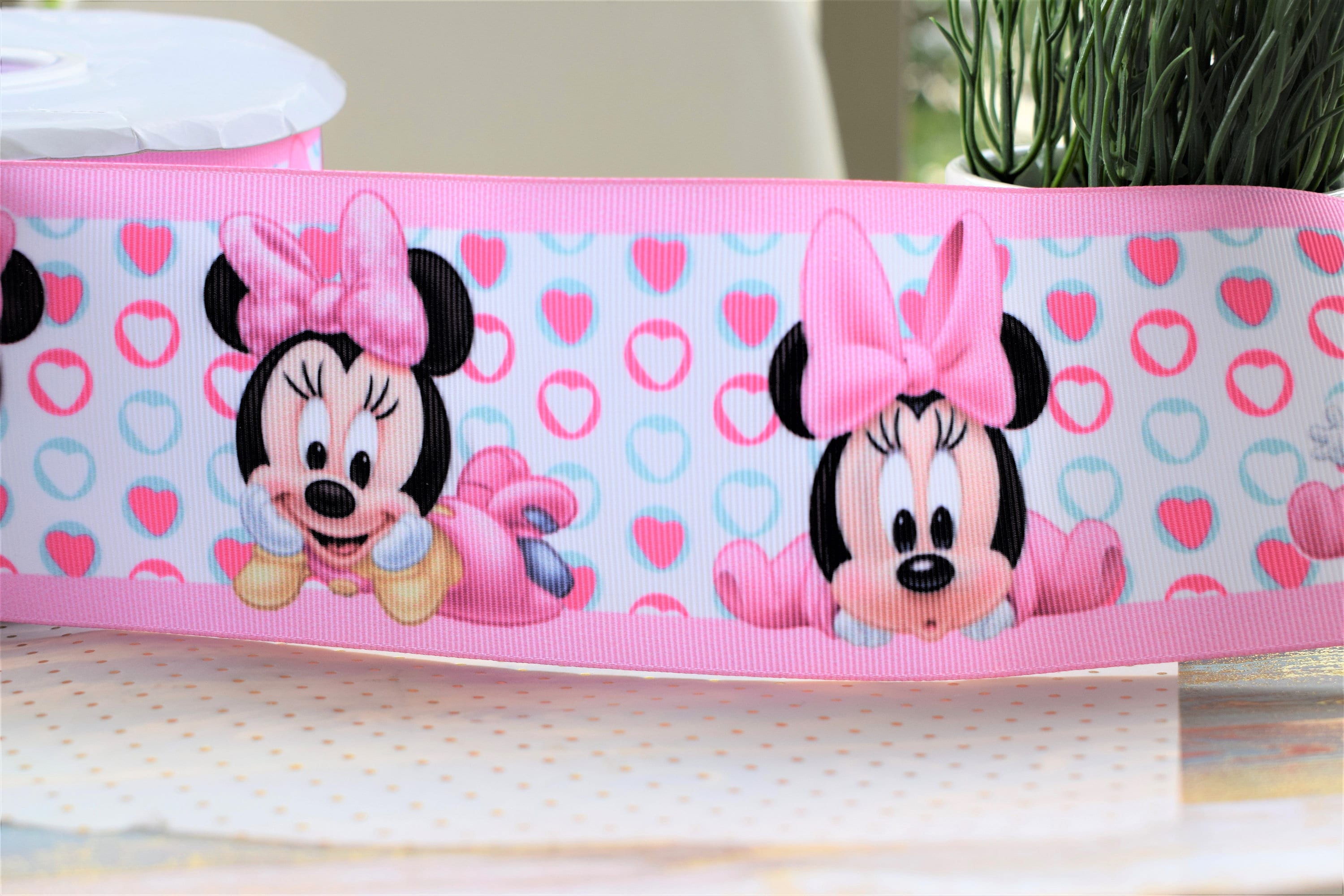 Baby Minnie Mouse Ribbon Minnie Mouse Ribbon Pink Minnie | Etsy