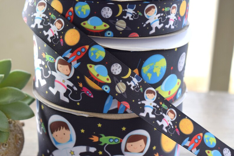 Astronaut Ribbon, Solar System Ribbon, Planet Ribbon, Outer Space ...