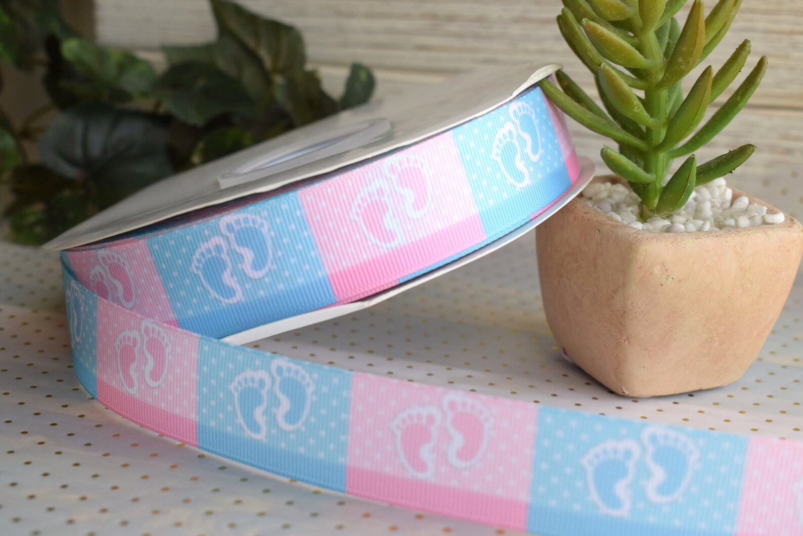 Baby Gender Reveal Ribbon Gender Reveal Ribbon Blue Baby Etsy