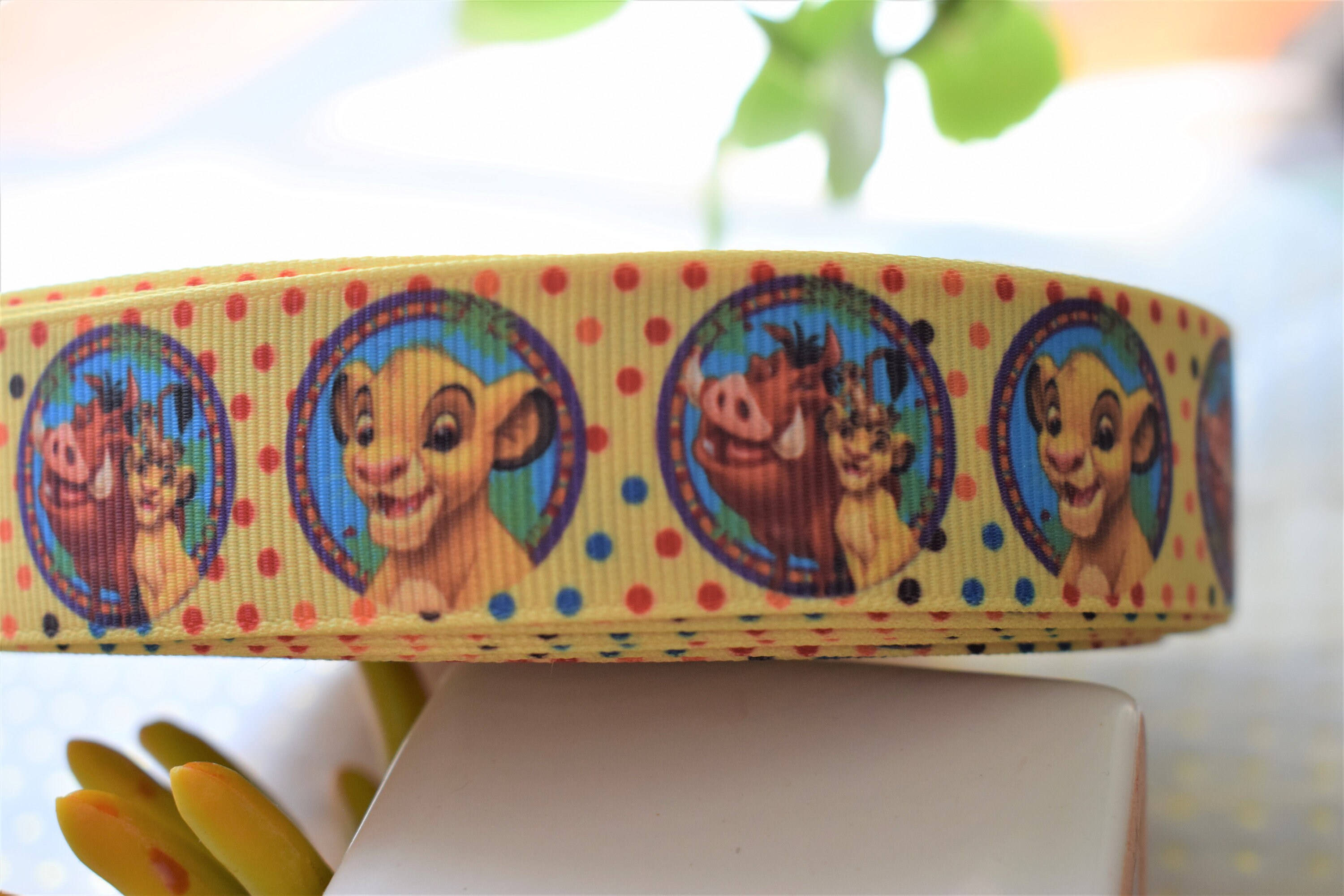 Lion Ribbon the Lion Baby Shower Ribbon 3 Yards of Ribbon Etsy
