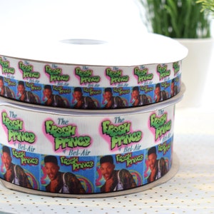 Ruban Gros Grain Prince, Rap Baby || 3 mètres de ruban - 1" (25mm), 2" (50mm)