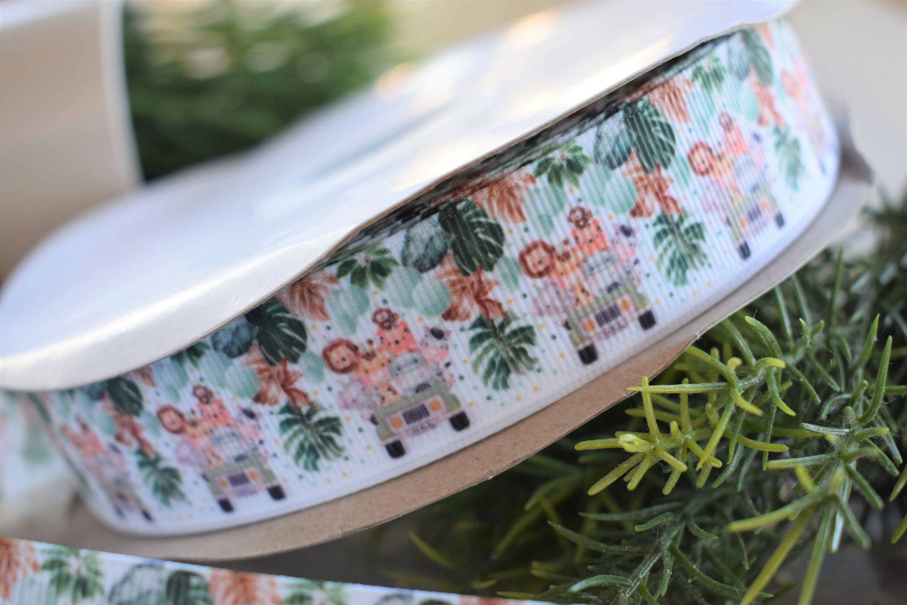 Jungle Animal Safari Ribbon, Boy Baby Safari Ribbon, Safari Jungle ...