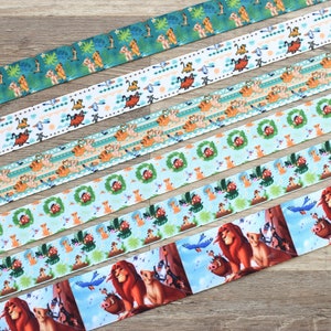 Ruban Lion, Le ruban de baby shower du Roi Lion || 3 mètres de ruban - 1" (25 mm) et 1,5" (38 mm)