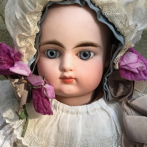 Very Rare Beautiful French Paris Bebe François Gaultier Antique Bisque Doll  Exquisite Antique French Dress Museum Quality 18&quot; Jumeau Stamp