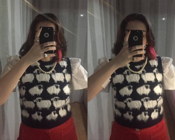 sheep cardigan harry styles
