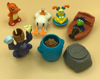 Vintage  1990's  McDonald's  Happy Meal Toys  7 different Toys for party favors or cake toppers