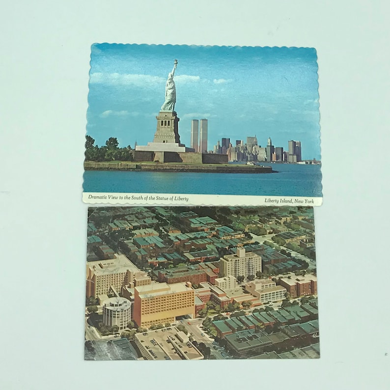 Vintage New York City Postcards Set of 10 from 1960/'s and 70/'s Used and New for Mixed Media Travel and Junk Journals Collage