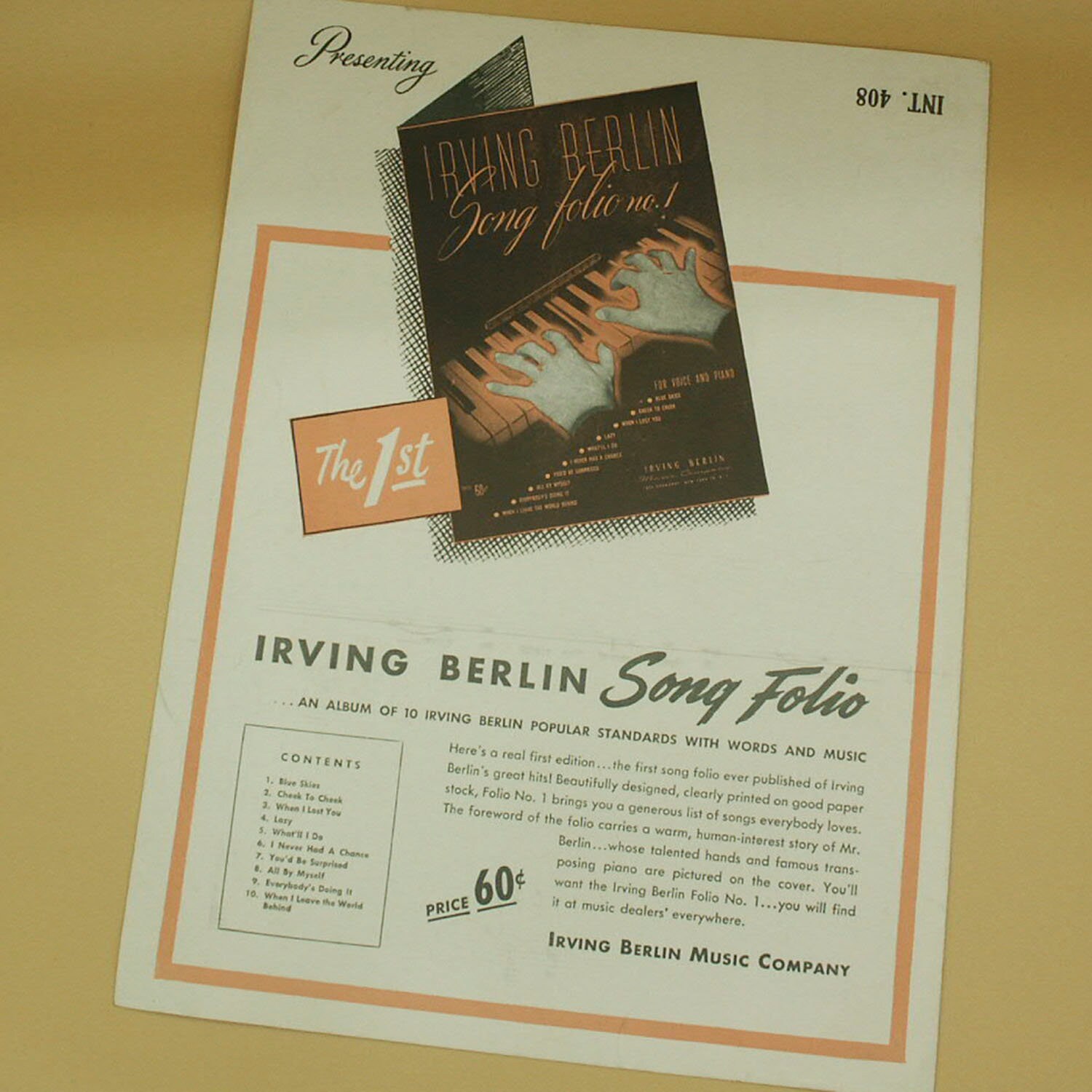 Sheet Music Ephemera Collection of 4 From 1940's American - Etsy