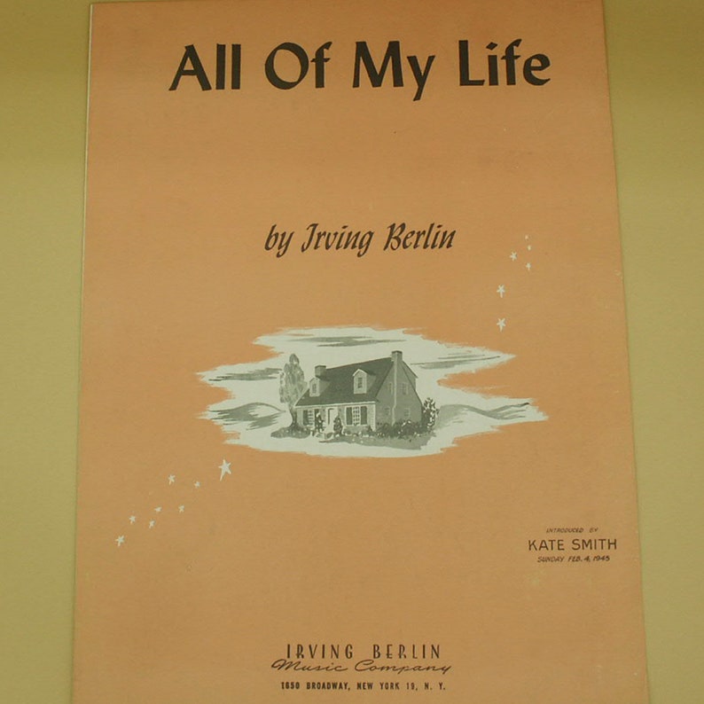Sheet Music Ephemera Collection of 4 From 1940's American - Etsy