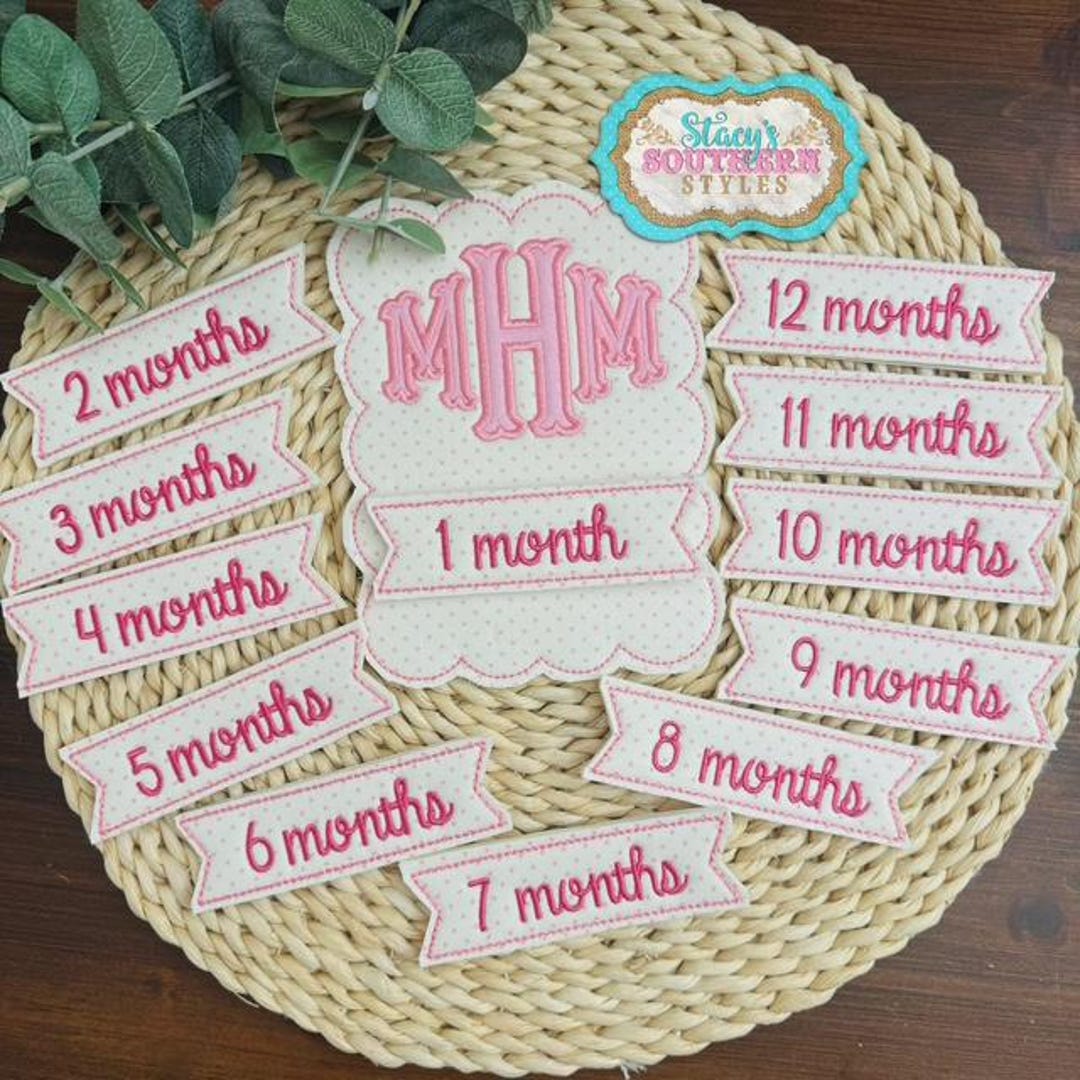 Baby Milestone Cards, Photo Milestone Cards, Monthly Milestone Cards ...