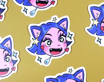 Thirsty Bish - Cat Girl - Sticker