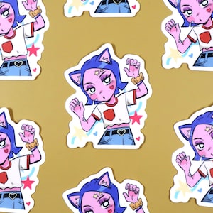 Mew Cat Cat Girl Sticker image 1