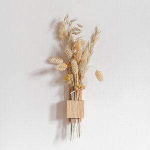 Hirondelle in chesnut. Stem vase for your dried flowers. Handmade in France image 4