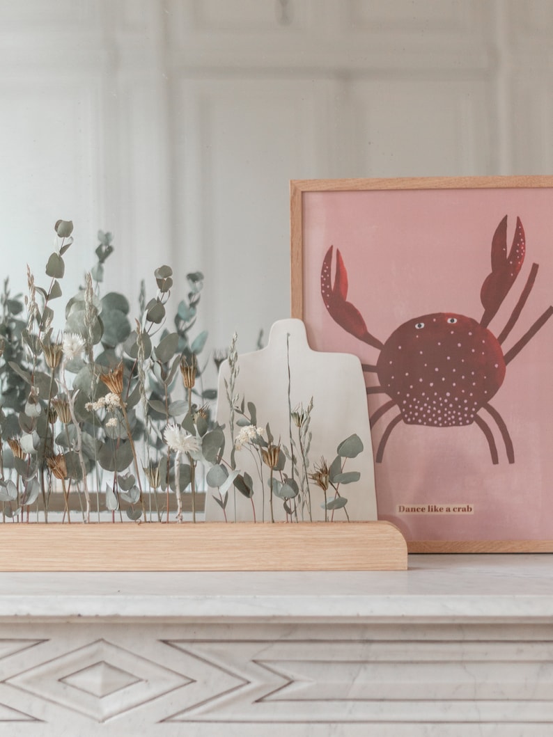 Gllu – Support en bois pour fleurs séchées. Gllu – Support en bois pour fleurs séchées.