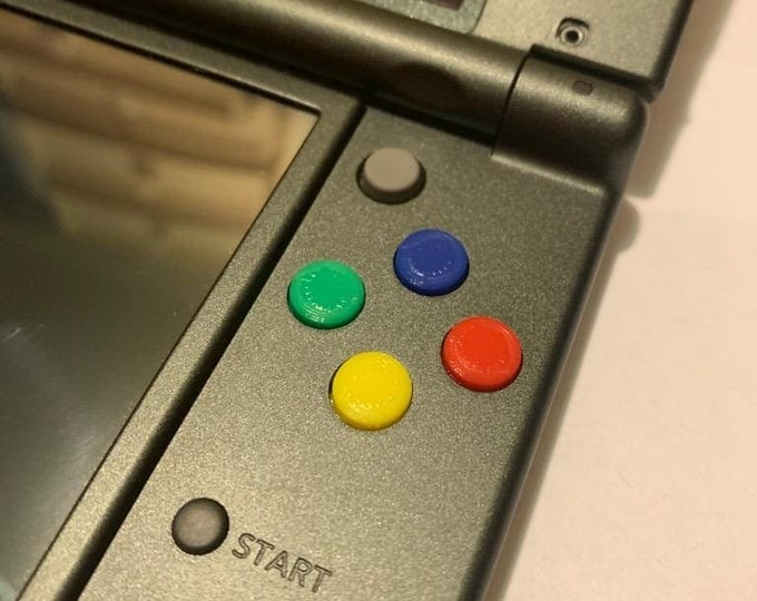 New Nintendo 3DS XL Custom 3D Printed ABXY Buttons Etsy Hong Kong