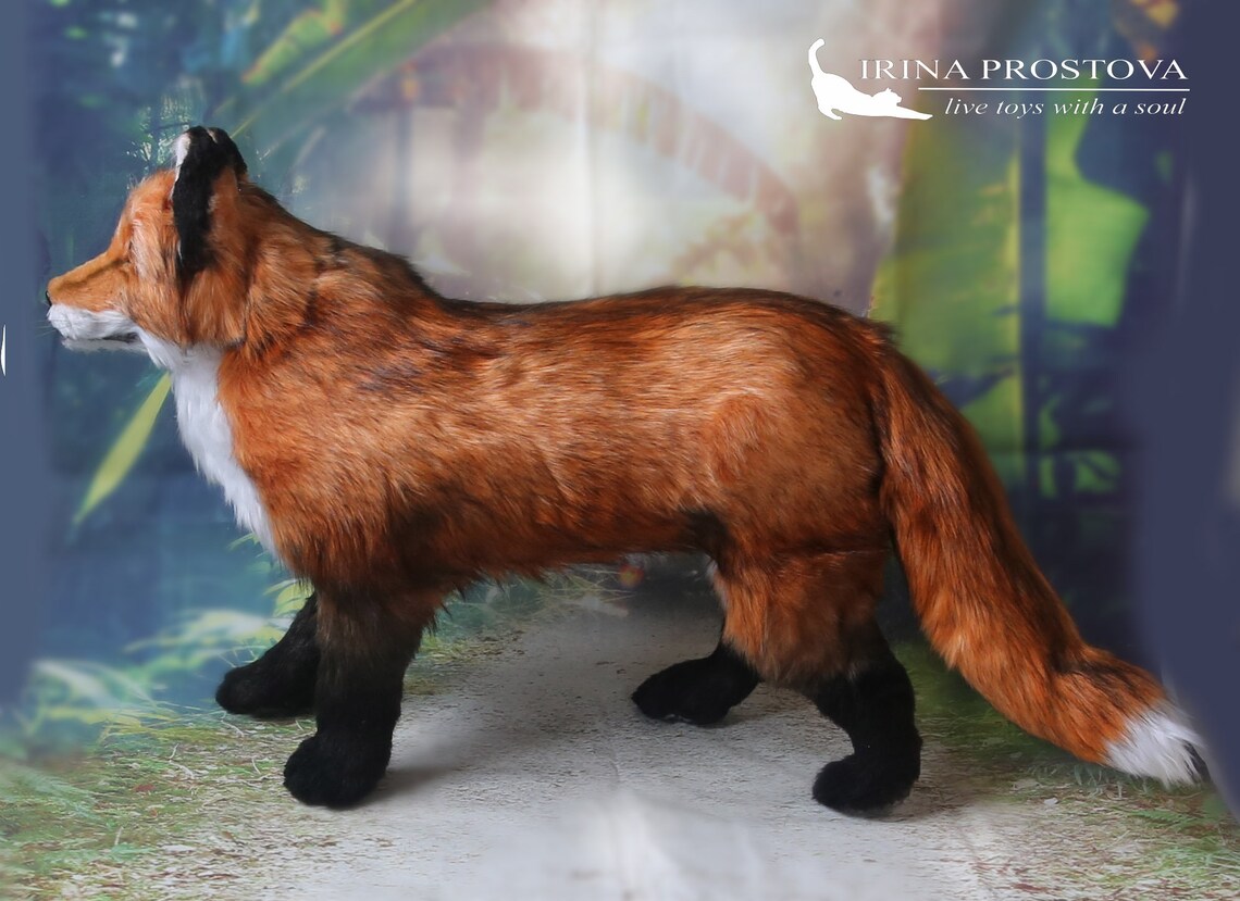 Fox plush toy FOR EXAMPLE for order Stuffed fox Soft Etsy