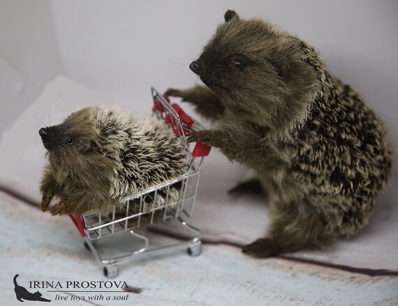 realistic hedgehog stuffed animal