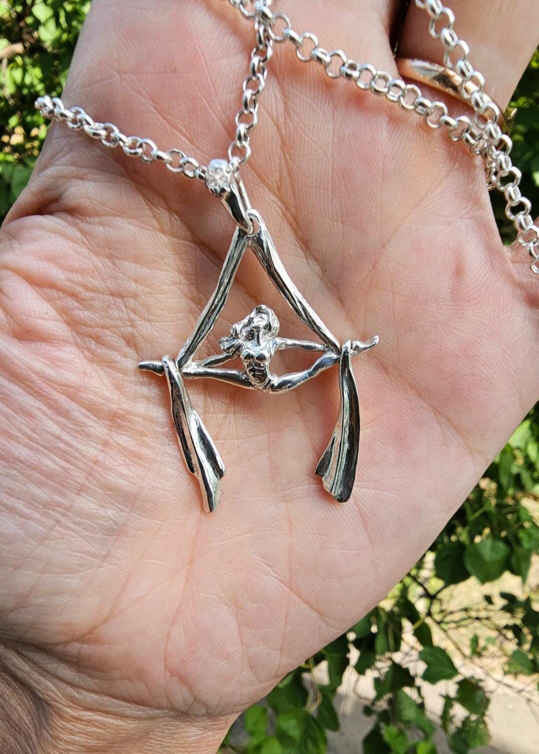 Aerial Silks, Sterling Silver, Aerial Sport, Aerial Circus