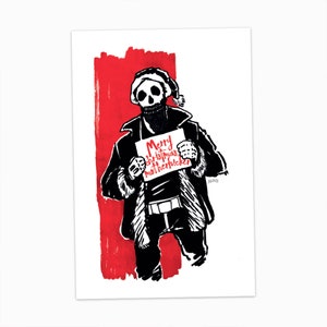 Carte Merry Christmas Motherfucker / Impression / 10x15 / A6 / Albus Illustrations