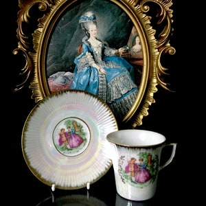 Juego de tazas de café de cerámica estilo Palacio, vajilla de porcelana de  hueso, platillo, plato