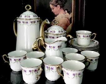 フランス製 アンティーク食器 リモージュ Limoges H&Co