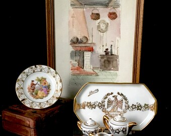 Tisanière Porcelaine De Poupée Napoléon Aigle Impérial – Occasion